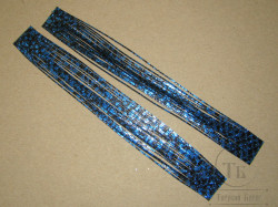 Резиновые ножки Rubber Legs CR 24 Crystal King Fish Blue