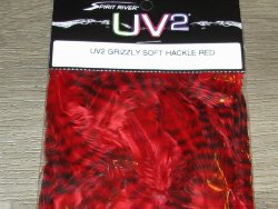 Grizzly Soft Hackle Red UV2 Spirit River
