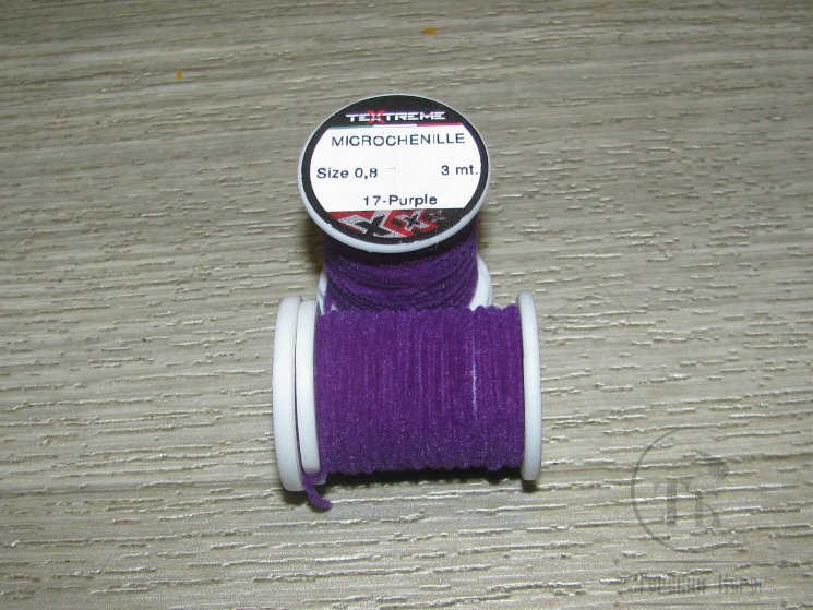Микро синель Microchenille Purple 0,8 мм 3 м Textremе
