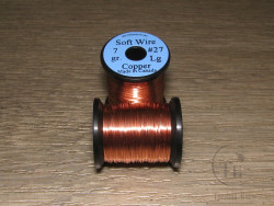 Проволока мягкая Soft Wire 7/10 gr # 27 Lg Copper UNI