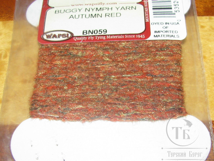 Шерстяная пряжа Yarn Buggy Nymph Autumn Red Wapsi