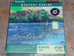 Стреляющая головка Spey Scandi Head, Mist Green ST-10-F 46 f -14 m (700 Grain) SCIENTIFIC ANGLERS  