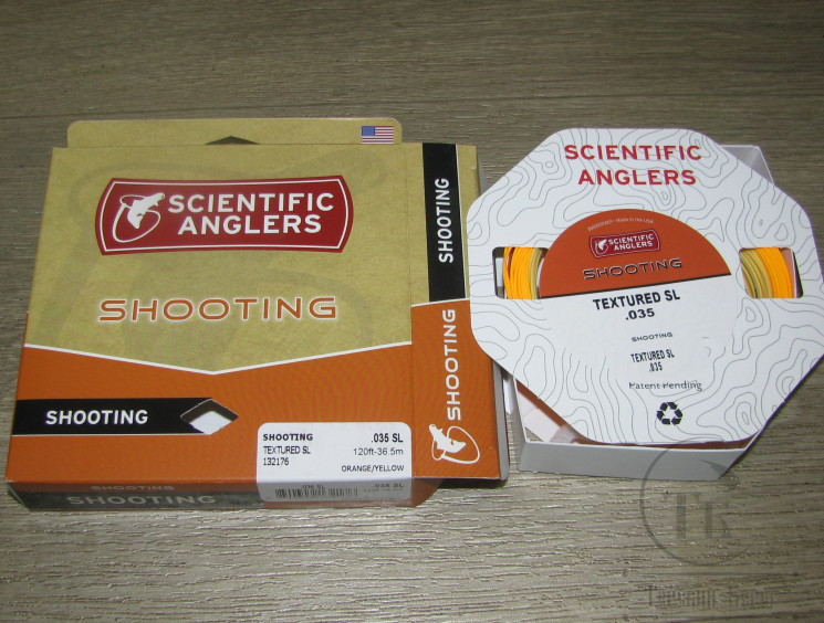 Раннинг Textured SL Shooting Line .035 120 ft Orange / Yellow Scientific Anglers 