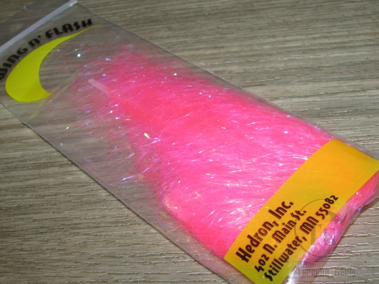 Волокна синтетические Wing n ' Flash Fl. Pink Hedron / Wapsi 