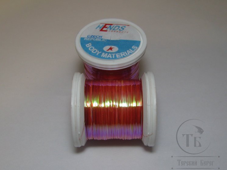 Плоский люрекс Perdigones Pearl Body Fine 1/69  12 yds Cinnamon PBF-35 Hends