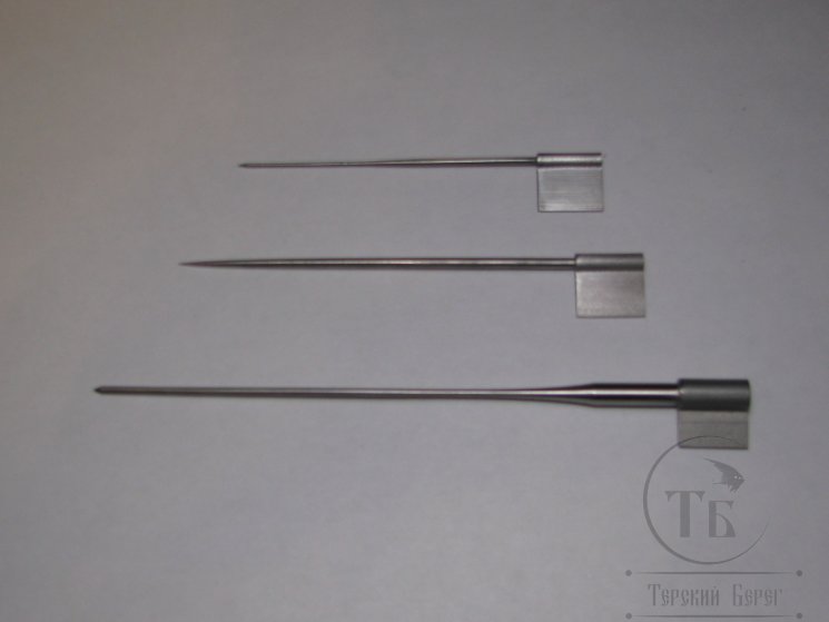 Игла для вязания на трубках Tube Fly Tying Mounting Needle 1.4 mm Satin Fly-Fishing 