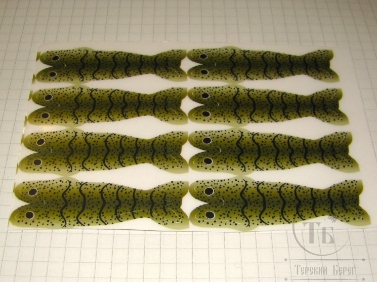 Спинки креветок Shrimp Shell Skeleton XL 8 pcs Olive