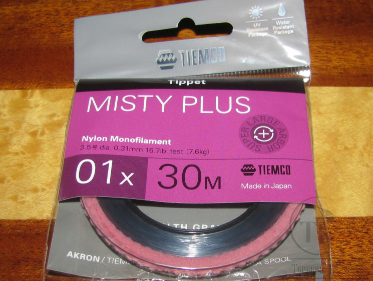 Поводковый материал Misty Plus Tippet 01X 30 m 0.31 mm 16.7 lb 7.6 kg ТМС