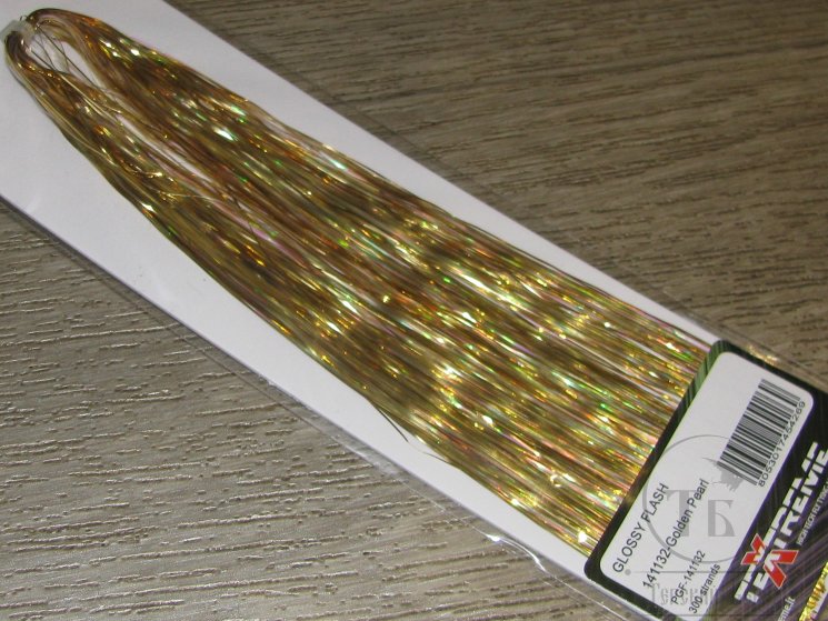 Плоский люрекс Glossy Flash Golden Pearl Textreme