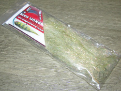 Плоский люрекс Angel Hair Gold Holo / White Pearl Hends 201