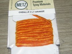 Chenille 2 Lt. Orange Metz