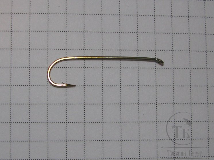 Крючки ТIEMCO Fly Hook TMC 300 № 8 Bronze ( 10 штук )