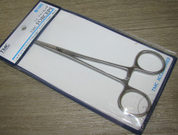 Зажим с ножницами Forceps 5 ST Silver TMC