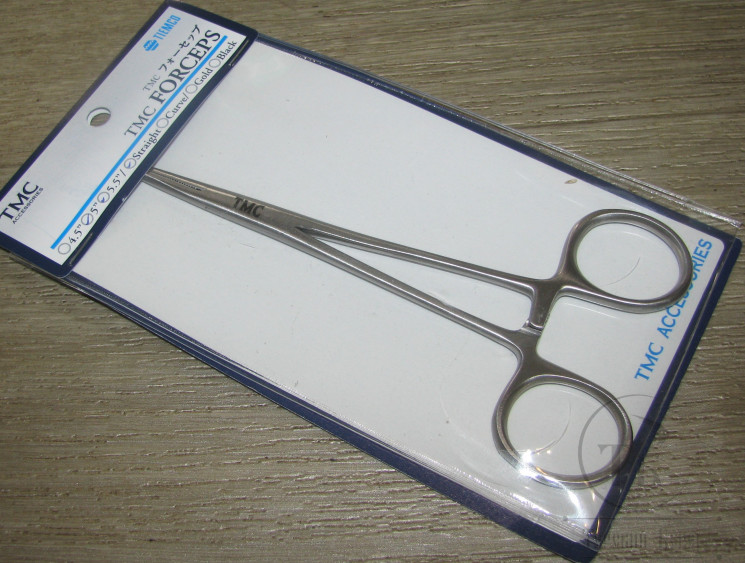 Зажим с ножницами Forceps 5 ST Silver TMC