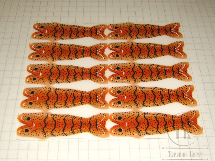 Спинки креветок Shrimp Shell Skeleton LG 10 pcs Orange