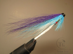 Муха лососёвая серия "Бурняк" ( 16 ) WG Dk. Purple ( пластик 1,0 дюйм )