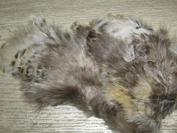 Перья Алмазного Фазана  Mini Marabou Natural