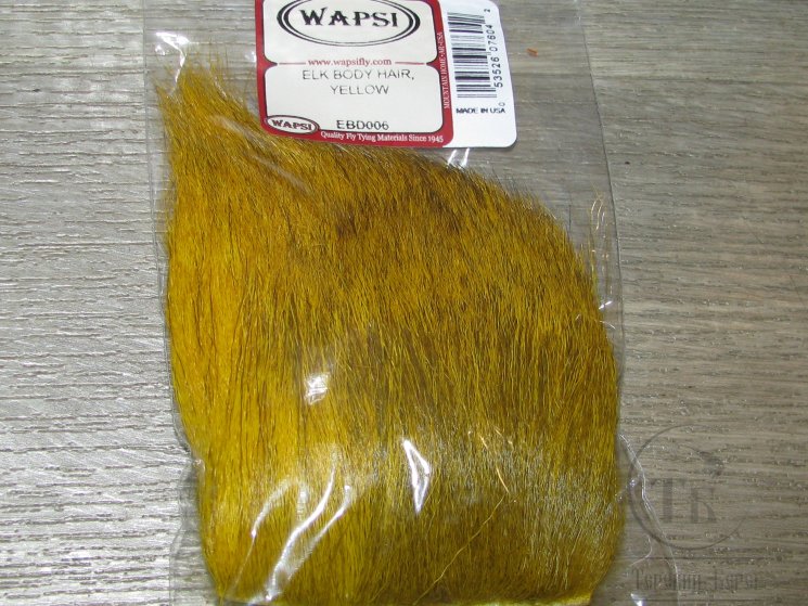  Мех лося Elk Body Hair Yellow Wapsi