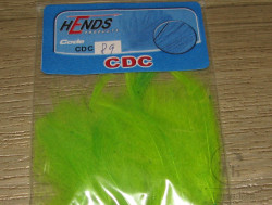 Перья CDC 25 ps Hends # 89 Fl. Chartreuse