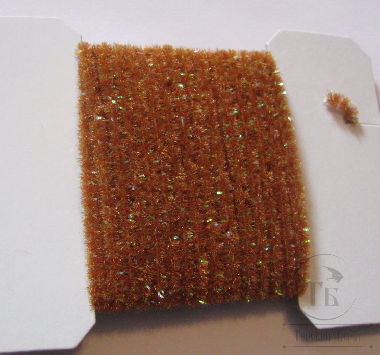 Синель Wooly Bugger Chenille Small Burnt Orange