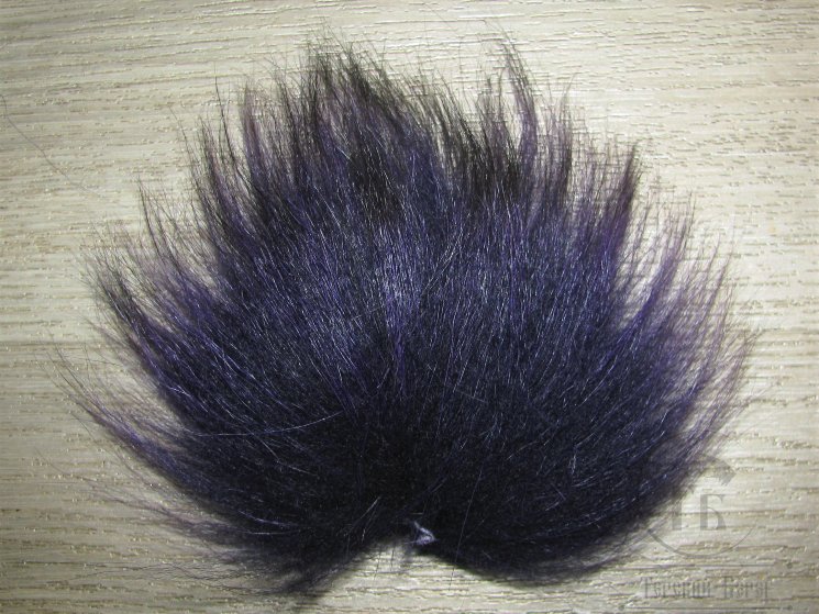 Хвост енота фиолетовый Raccoon Tail Purple