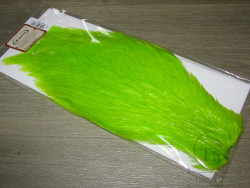 Скальп петуха Chinese Streamer Rooster Neck # 1 Fl. Chartreuse Wapsi