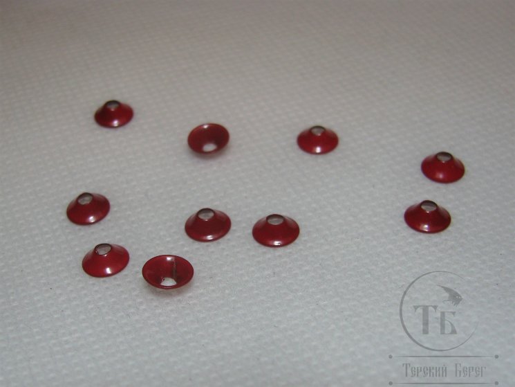 Конус ( турбо диск ) 6 мм 10 шт Blood Red