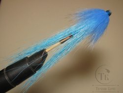 Муха лососёвая с "английским крылом" WG tube Mt. ( 51 B ) D 3.0 медь 1 1/4 дюйма Silver Doc Blue 