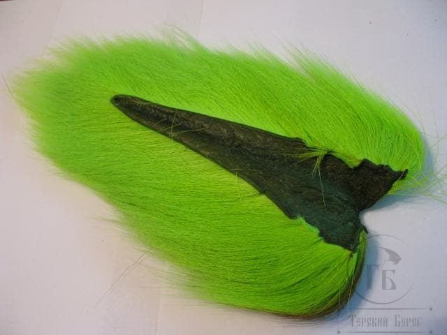 Хвост оленя большой флюр шартрез / Bucktail Large Fl. Chartreuse