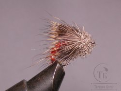 Mуха Caddis  ( 36 )  Bleached Red кр. Scud № 8