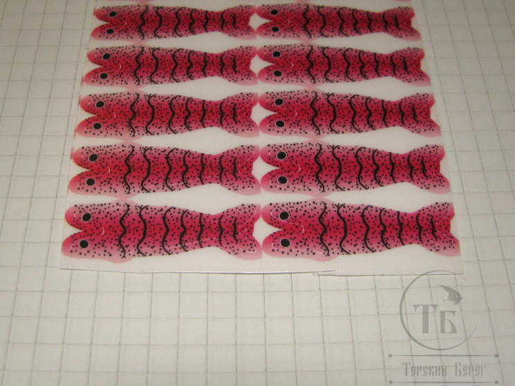 Спинки креветок Shrimp Shell Skeleton MD 12 pcs Pink