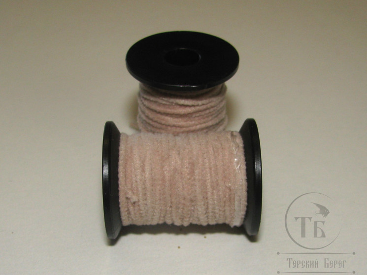 Микро синель Microchenille Lt. Tan 0,8 мм 5 м Терский берег