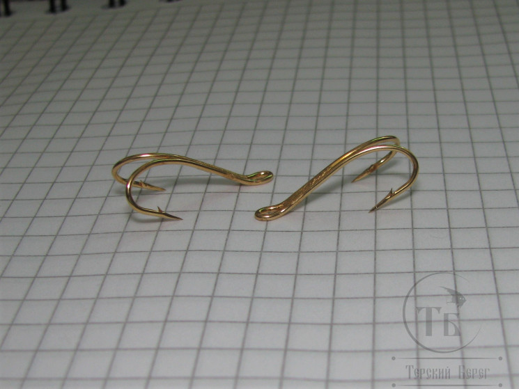 Двойник золотой Mustad DL71UP Gold № 8 ( 10 шт. )