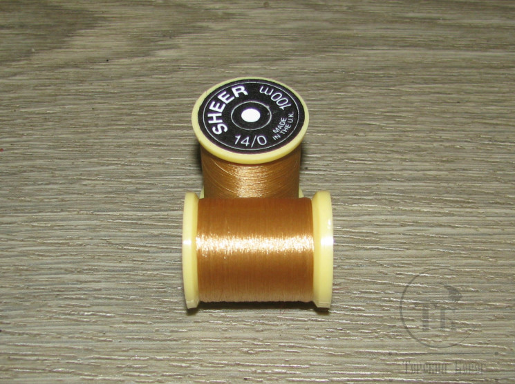 Монтажная Нить Gordon Griffiths Sheer Thread 14/0 100 m. Cinnamon
