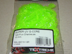 Синель Super G-Core 10 мм. Fl. Chartreuse Textreme