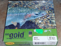 Нахлыстовый шнур Gold Performance Trout WF 5F 90 F- 27 m Moss / Gold RIO