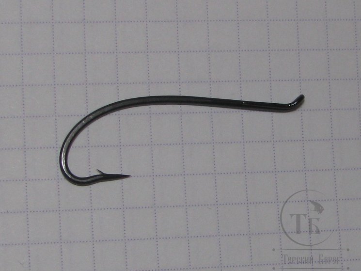 Крючок лососёвый одинарный Alec Jackson  Spey Fly Hook # 3 Heavy Wire Black ( 1 шт )