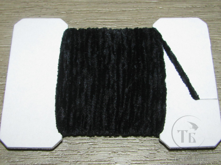 Синель Round Chenille R 1,5 mm ( 0 SM ) 5 метров Чёрный / Black
