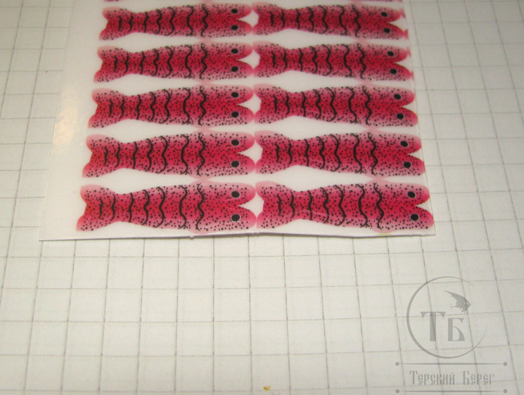Спинки креветок Shrimp Shell Skeleton SM 16 pcs Pink