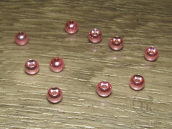 Шарик (головка) диам. 6,3 мм латунь Metallic Lt. Pink (10 шт) 