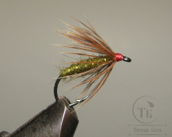 Муха Soft Hackle ( 7 ) RH Olive Brown кр. Em. № 10