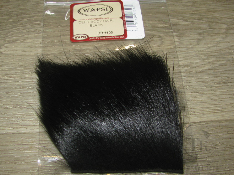 Мех оленя Deer Body Hair Black Wapsi