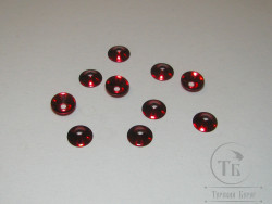 Конус ( турбо диск ) 8 мм 10 шт Metallic Red