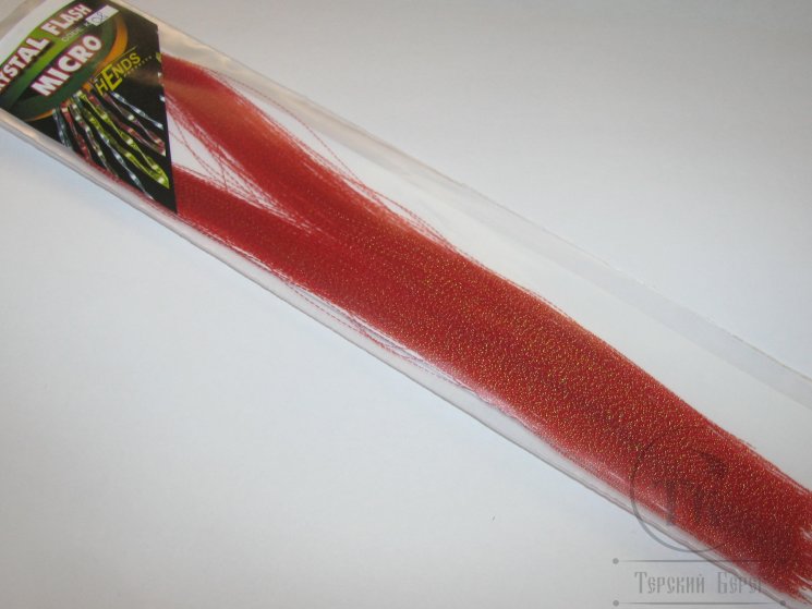 Крученый люрекс  Krystal Flash  Micro  Hends 08 Red