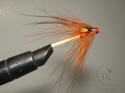 Муха лососёвая Spey Tube ( 4 ) Rusty Pathacorva пластиковая трубка 3/4 дюйма