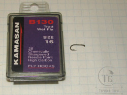 Крючки Kamasan B 130 Trad Wet Fly № 16 (25 шт.)