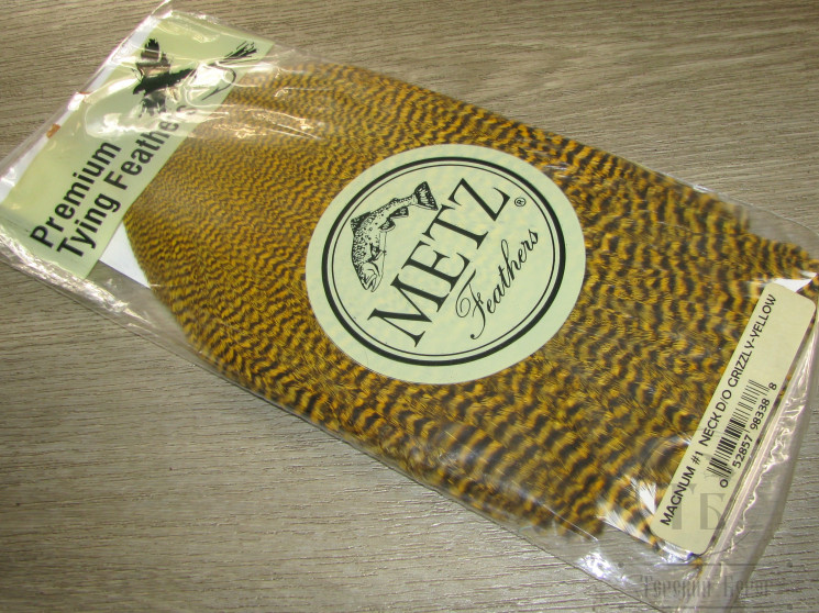 Скальп петуха MAGNUM #1 Cape Grizzly Yellow METZ