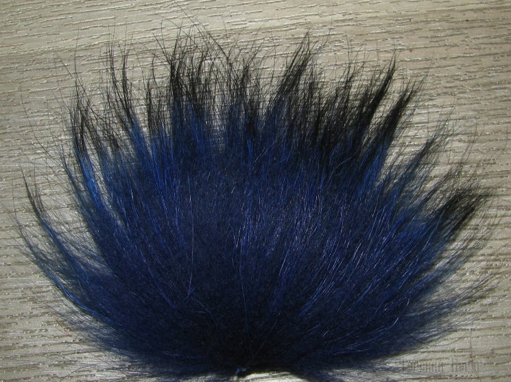 Хвост енота синий  Raccoon Tail  Blue