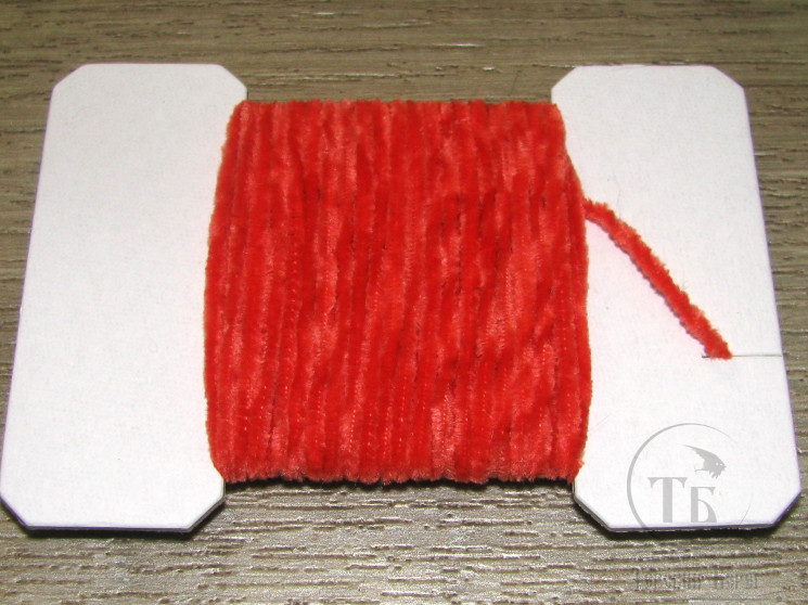 Синель Round Chenille R 1,5 mm ( 0 SM ) 5 метров Красный / Red