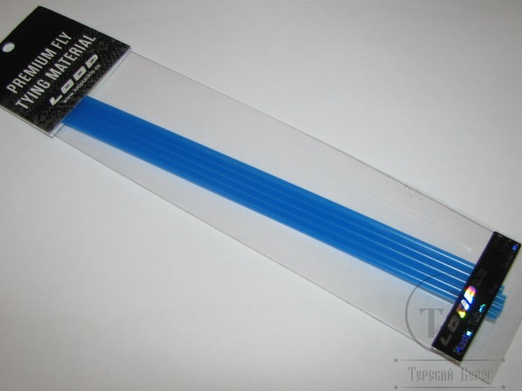  Пластиковая трубка диаметр 3,0 mm 5 шт 200 mm синий / Plastic Tube Blue Loop